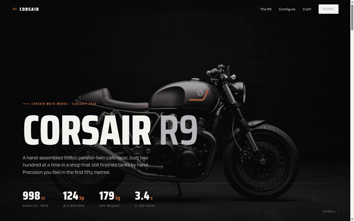 Corsair — Café racer